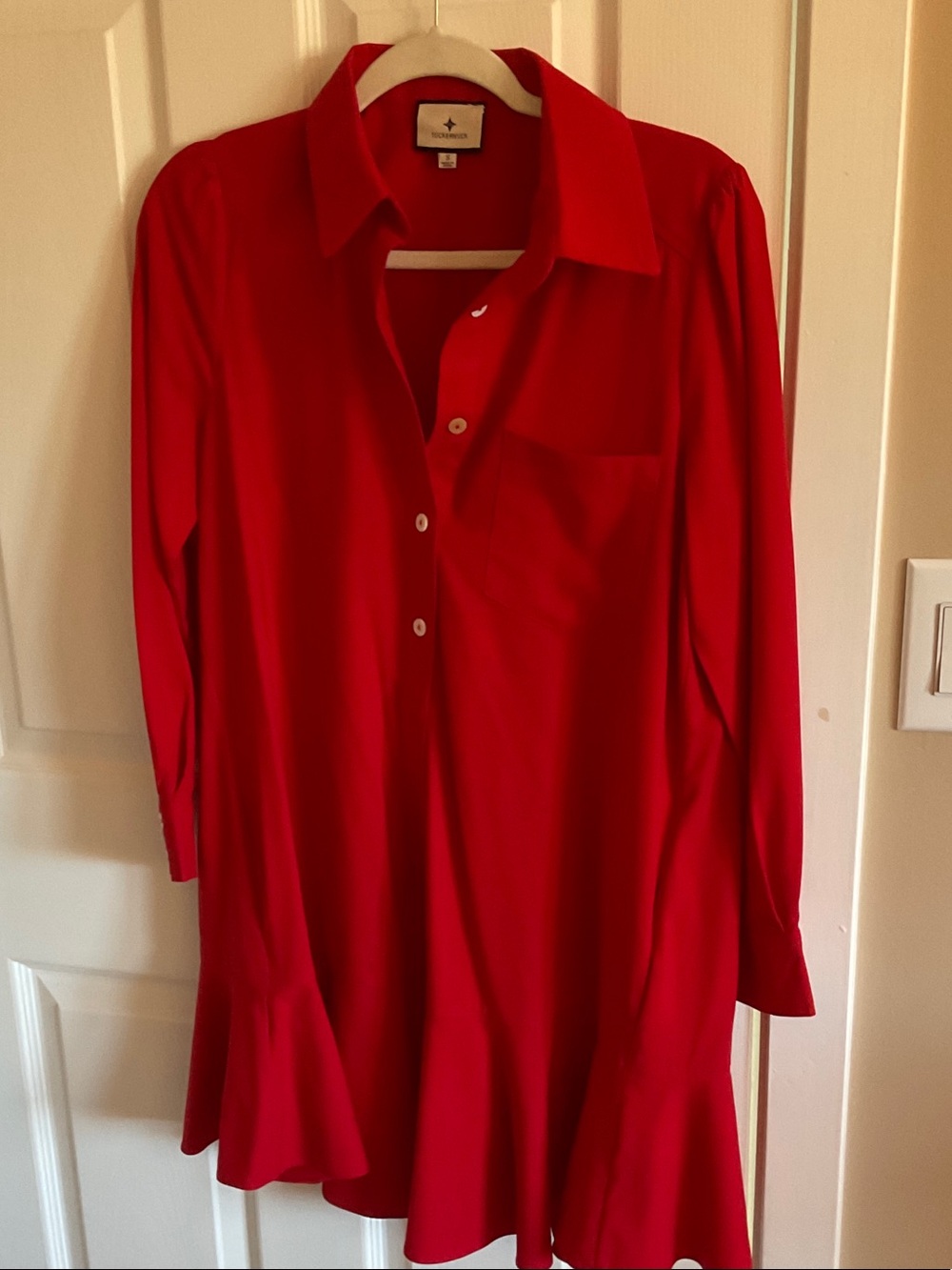 Tuckernuck Red Callahan Dress.A best seller for a reason! Super versatile.